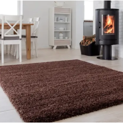 Килим з ворсом SUPER SHAGGY BROWN