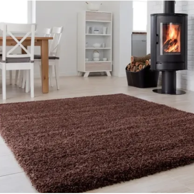 Килим з ворсом SUPER SHAGGY BROWN