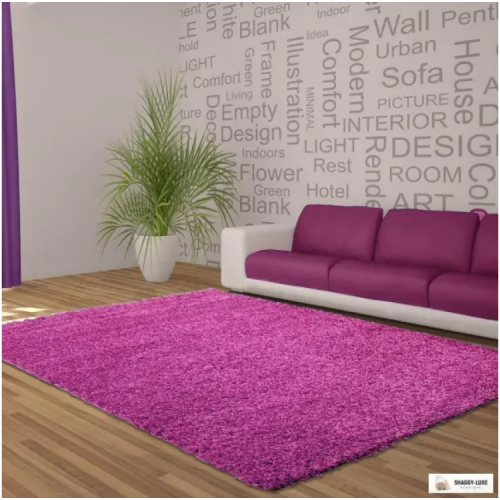 Ворсистий килим «PINK»