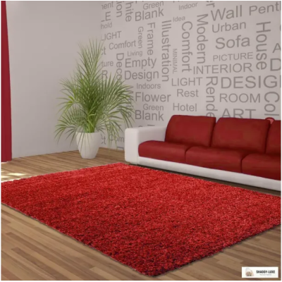 Ворсистий килим «RED»