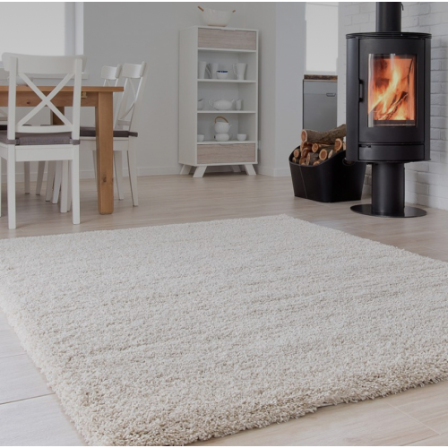 КИЛИМ З ВОРСОМ SUPER SHAGGY C CREAM
